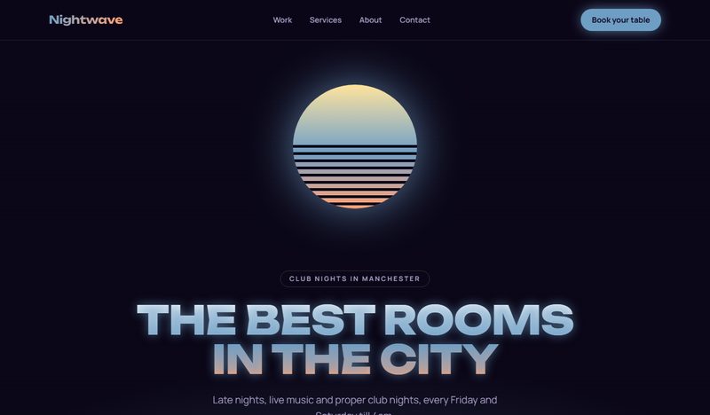 Nightwave — events and nightlife website